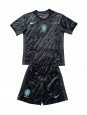Brazílie Brankářské Venkovní dres pro děti Copa America 2024 Krátký Rukáv (+ trenýrky)